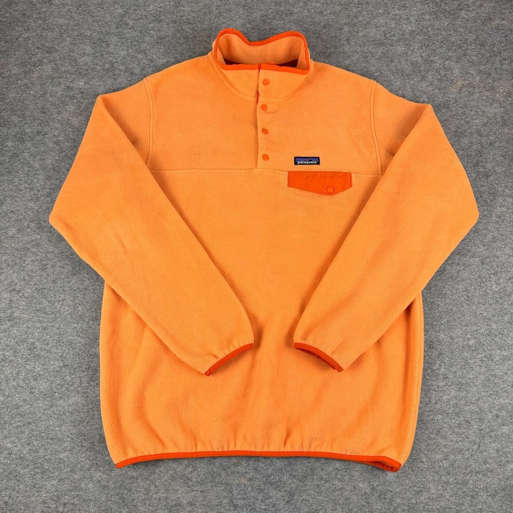 Patagonia Lightweight Synchilla Snap-T Fleece Pullover Sienna Clay Womens XL